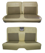 1962 Impala Coupe Front & Rear Bench Seat Upholstery + Panel Set in Any Color