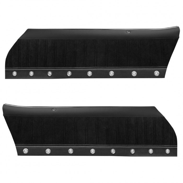 Sport XR Door Panel Set - Black - for 1976-77 Camaro by TMI 