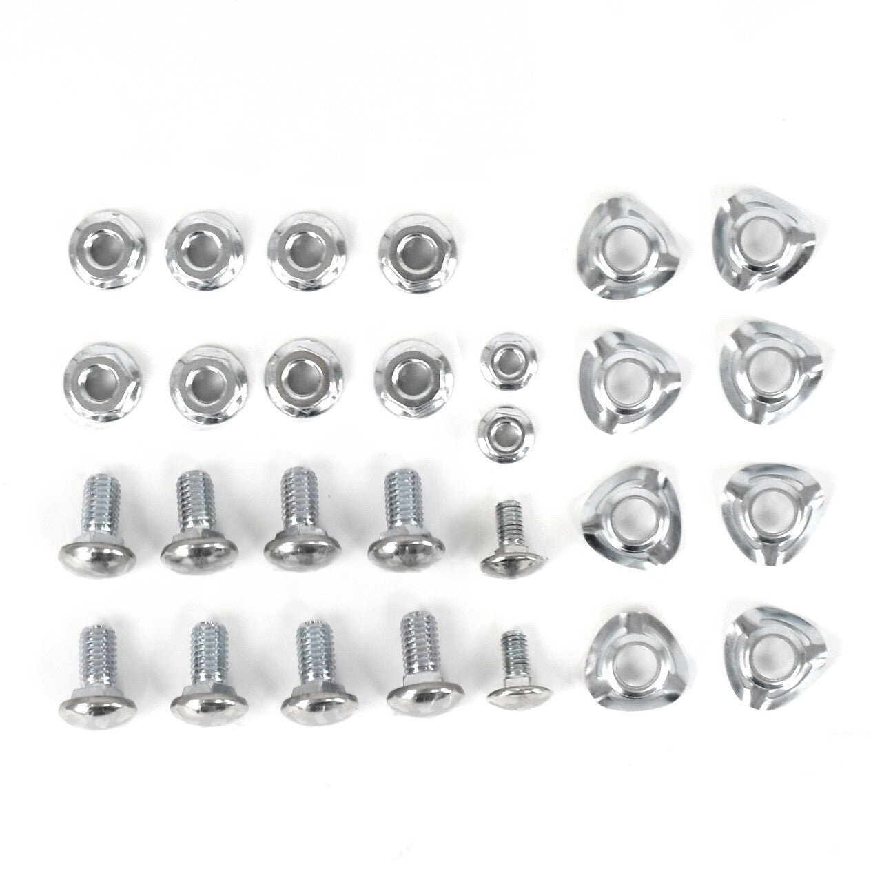 1965 - 68 Ford Mustang Bumper Bolt Kit Deluxe 28pc Kit W/ Wave Washers Stainless