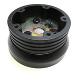 Five Hole Steering Wheel Adapter for 1970 to 1977 Ford Cars PBK Black Billet