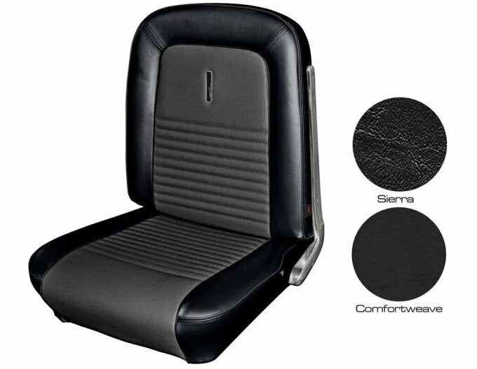 1967 Mustang Fastback Shelby & Deluxe Comfortweave Front/Rear Upholstery Set
