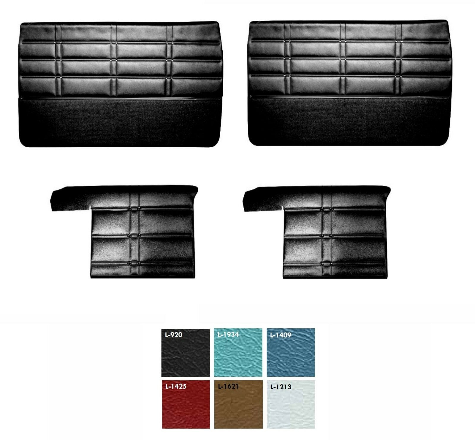 1963 Impala Coupe Standard Door & Quarter Panels Set in Your Choice of Color