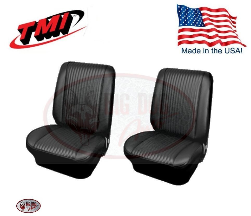 1964 Chevelle Coupe, Convertible Front Bucket Seat Upholstery, Made in the USA 