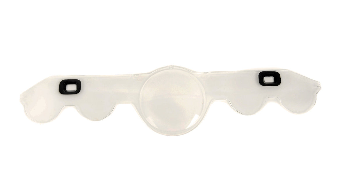 1966 Mustang Black  Instrument Bezel + New Lens Set
