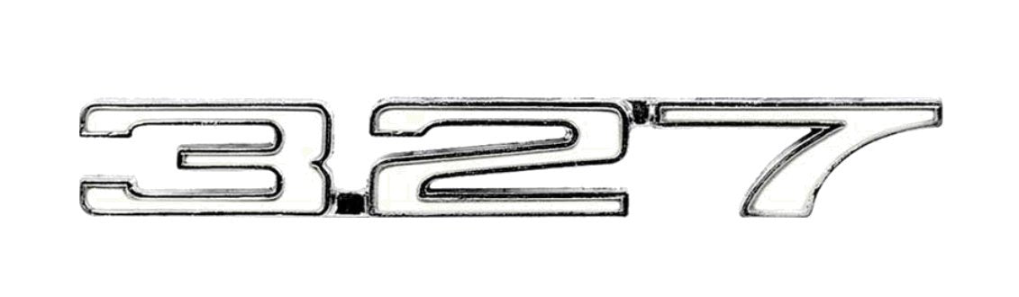 Chevrolet 327 Emblem Set. for 1968 Camaro *PAIR* - Authentic GM Parts