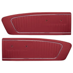 Red Door Panels for 1964 1965 Mustang by Distinctive Ind. - IN STOCK