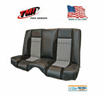 TMI Pro Series Sport R Rear Seat Upholstery Kit 1968 Camaro, Black w/Houndstooth