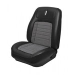 1968 Camaro Convertible Front/Rear DELUXE Houndstooth Upholstery -  Black/B/W