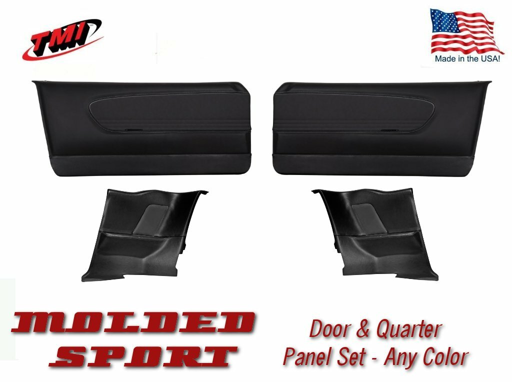 1968 Mustang Molded Sport Door & Quarter Panel Set - Your Choice of Color