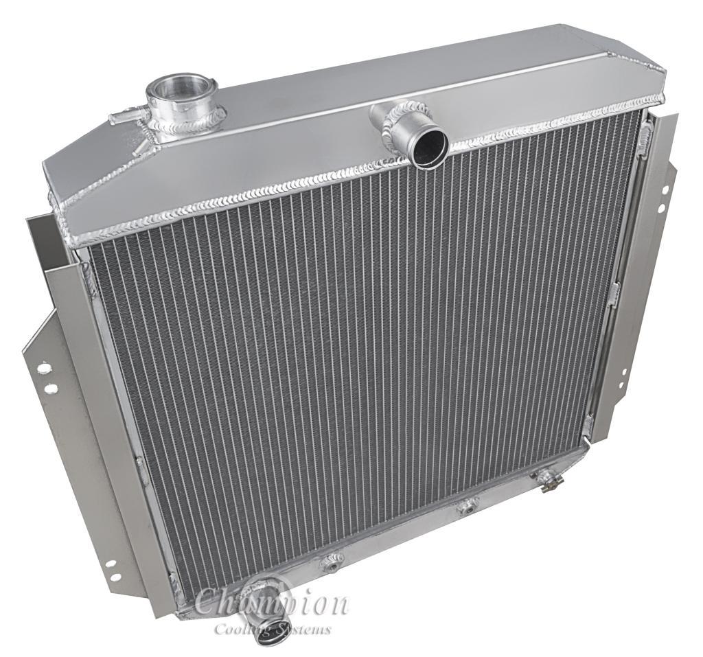 Three Row Aluminum Radiator for 1957 - 1960 Ford F100 Pick Up Truck with V8