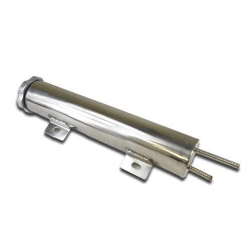 2" x10" Polished Stainless Steel Radiator Over Flow Tank Universal FREE SHIPPING