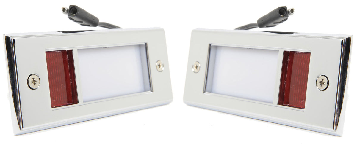 1965-66 Mustang Pony Door Courtesy Light Set - For Both Doors - by ACP
