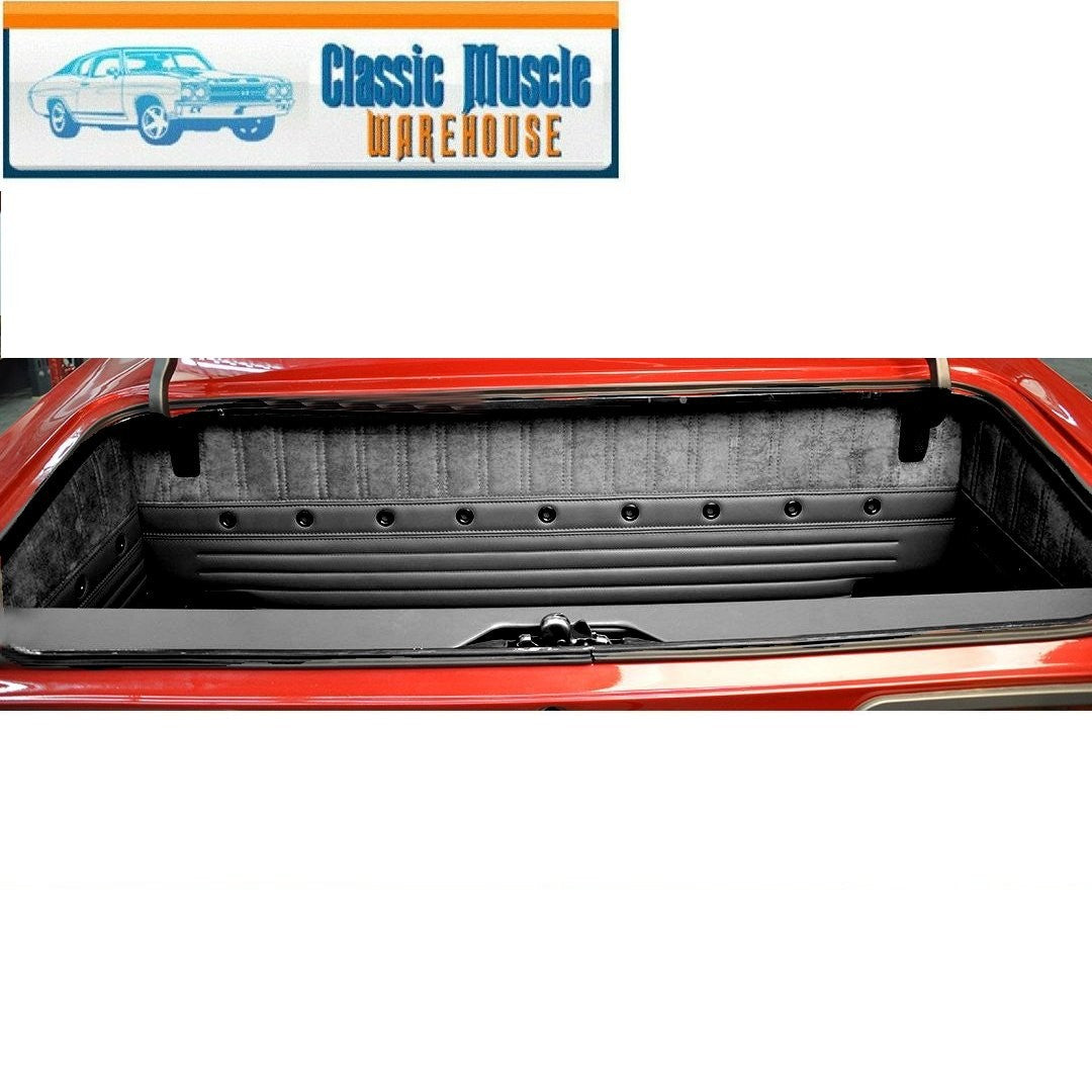 Custom Sport XR Trunk Kit, Black on Black for 1969 Camaro TMI