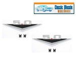 1965 - 1966 Mustang 5.0 Fender Emblem - PAIR for Both Sides of Car