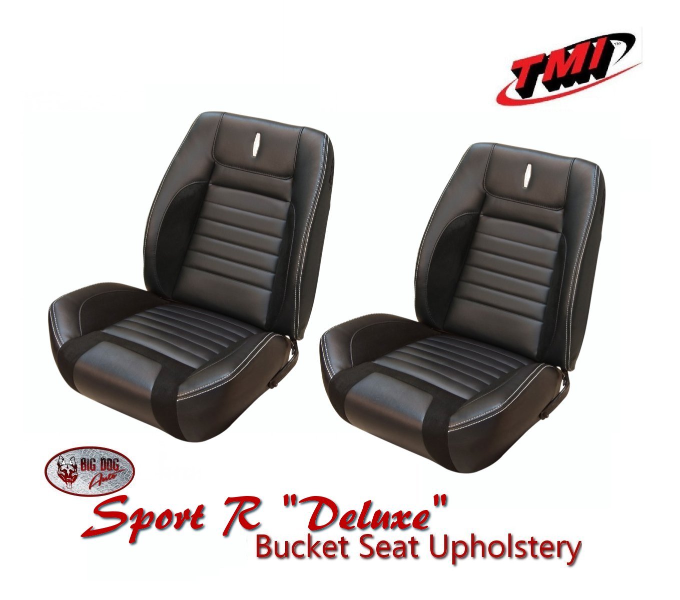 Deluxe Sport R Full Set Upholstery for 1968 Camaro Coupe, w/Folding Rear Seat
