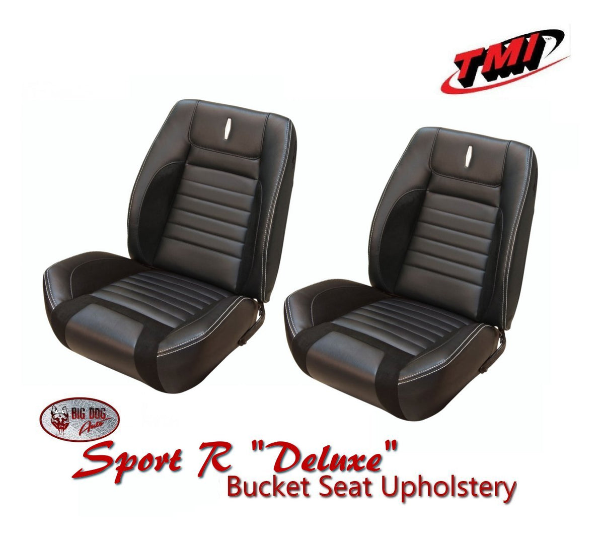 Deluxe Sport R Full Set Upholstery for 1968 Camaro Coupe, w/Folding Rear Seat