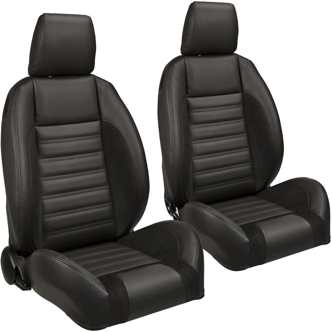 TMI Pro Series - Low Profile Buckets w/Headrest 1964 - 1970 Mustang